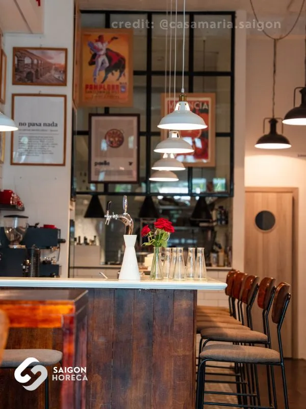 Hệ thống quầy bar gỗ Casa Maria