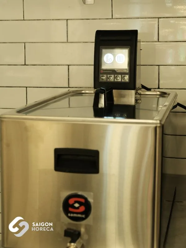Máy sous-vide Sammic tại Casa Maria