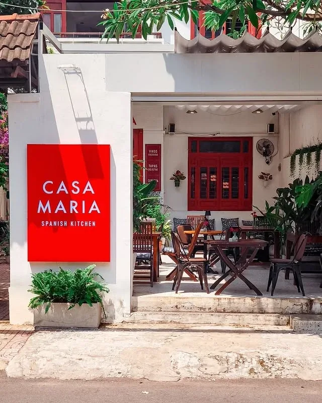Mặt tiền và bảng hiệu Casa Maria Spanish Kitchen