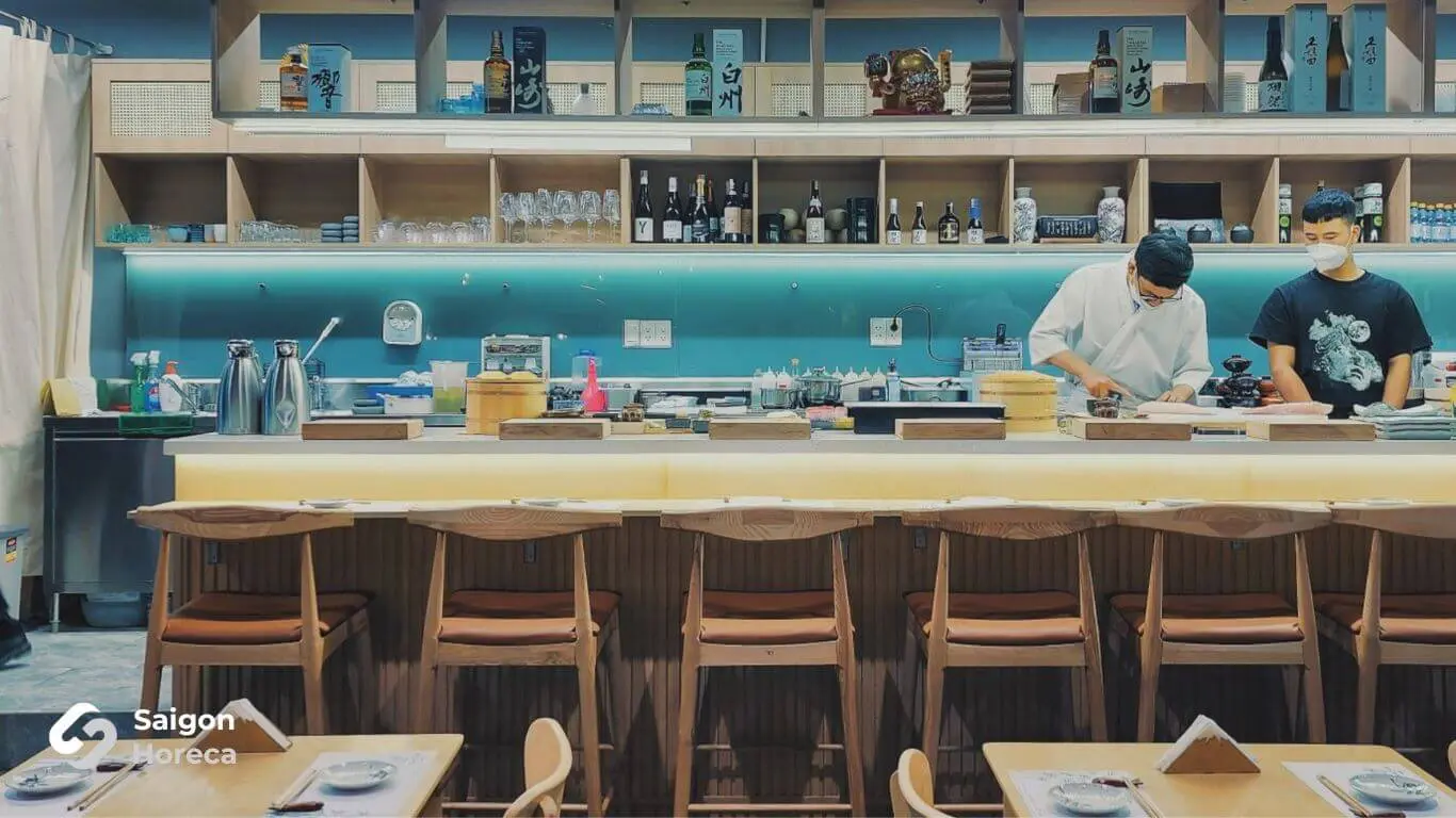 Heiwa Sushi おまかせライブバーカウンター空間 - Saigon Horeca