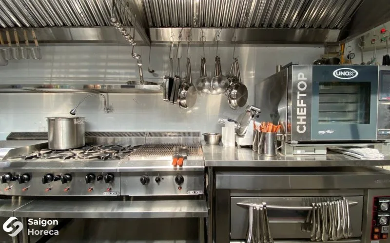 Lò nướng đa năng UNOX Cheftop tại The Brix